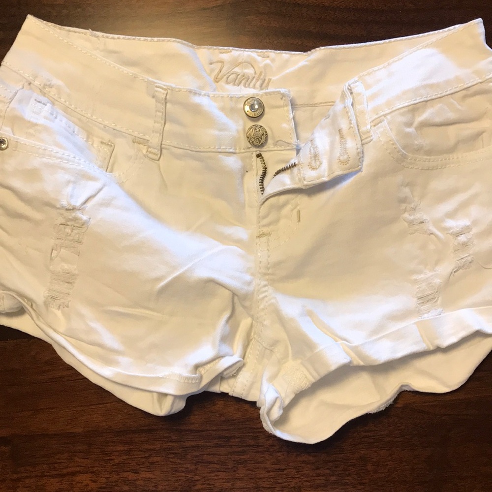 White shorts